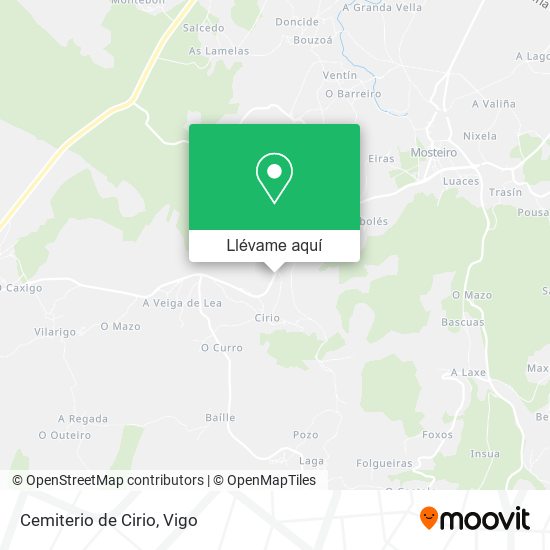 Mapa Cemiterio de Cirio