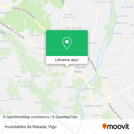 Mapa Inoxidables de Rabade