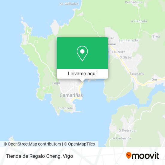 Mapa Tienda de Regalo Cheng