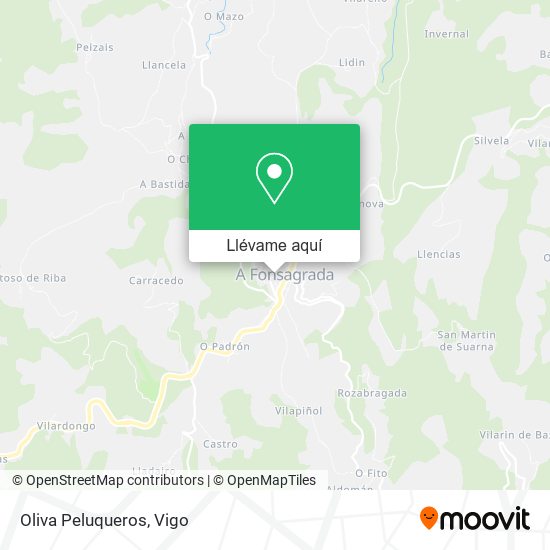 Mapa Oliva Peluqueros