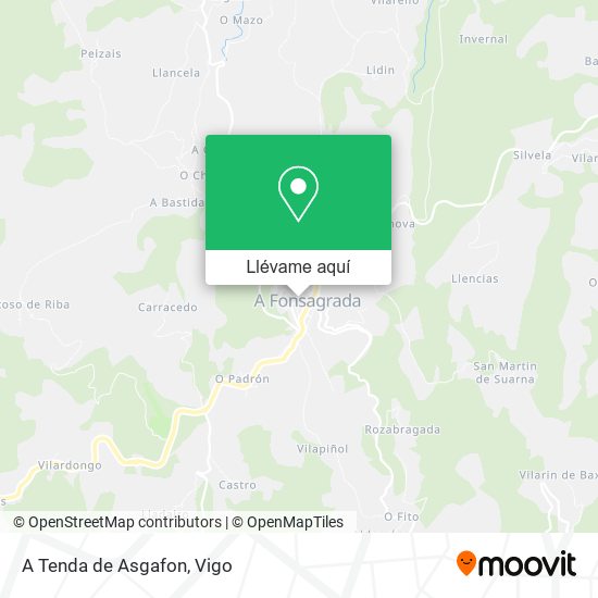 Mapa A Tenda de Asgafon