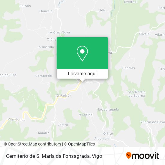 Mapa Cemiterio de S. María da Fonsagrada