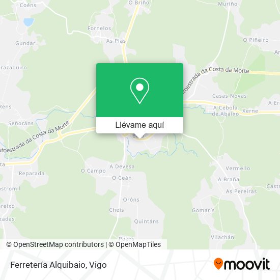 Mapa Ferretería Alquibaio