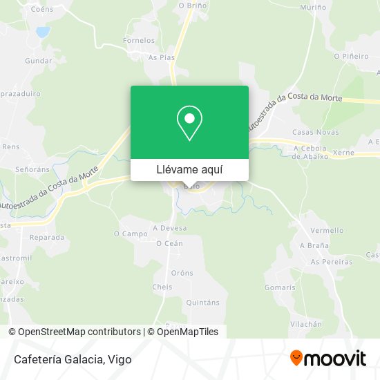 Mapa Cafetería Galacia