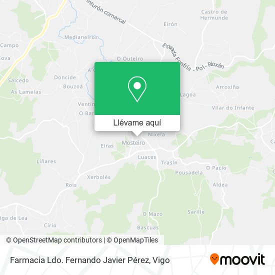 Mapa Farmacia Ldo. Fernando Javier Pérez