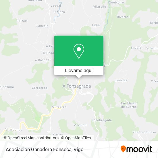 Mapa Asociación Ganadera Fonseca