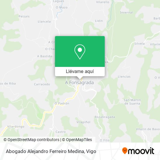 Mapa Abogado Alejandro Ferreiro Medina