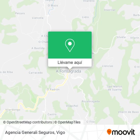Mapa Agencia Generali Seguros