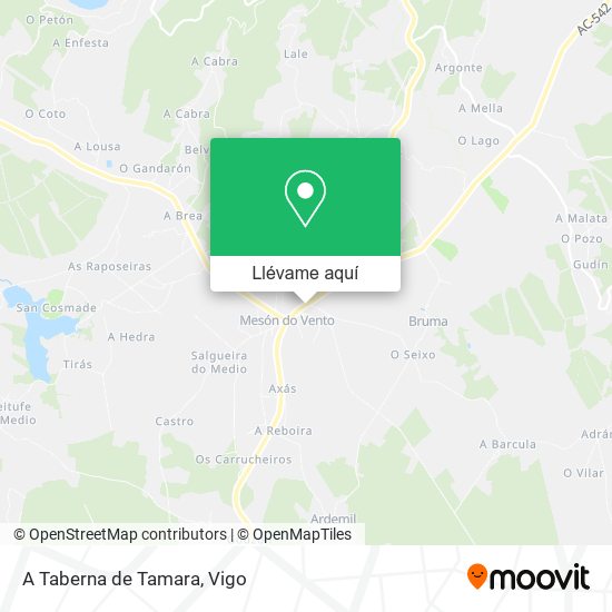 Mapa A Taberna de Tamara
