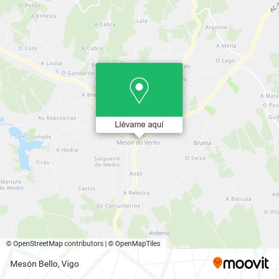 Mapa Mesón Bello