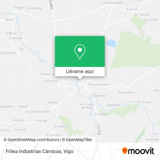 Mapa Frilea Industrias Cárnicas