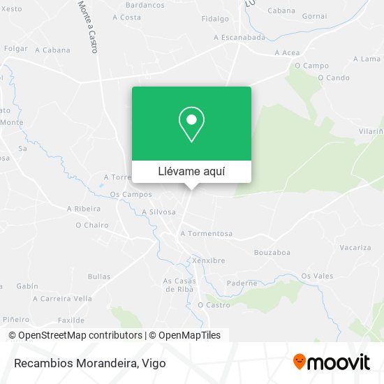 Mapa Recambios Morandeira