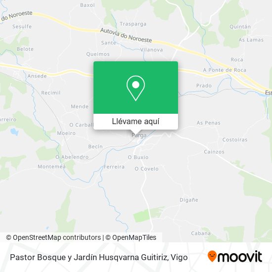 Mapa Pastor Bosque y Jardín Husqvarna Guitiriz