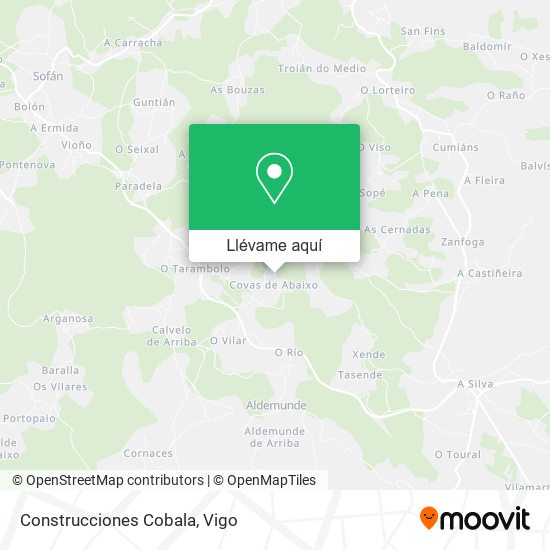 Mapa Construcciones Cobala
