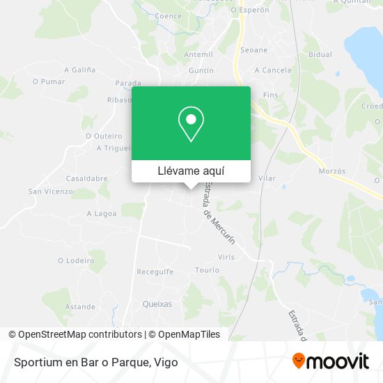 Mapa Sportium en Bar o Parque