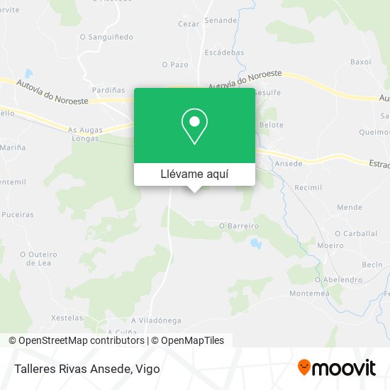 Mapa Talleres Rivas Ansede