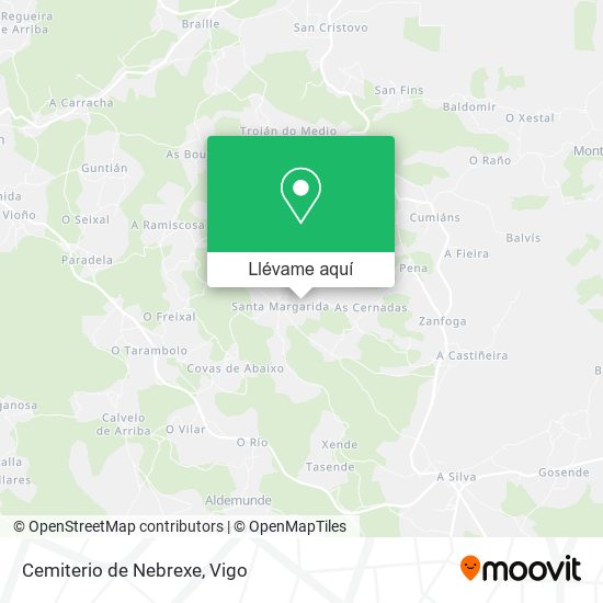 Mapa Cemiterio de Nebrexe