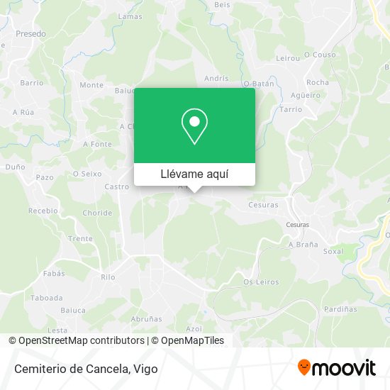 Mapa Cemiterio de Cancela