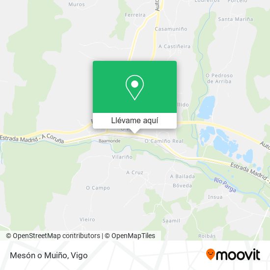 Mapa Mesón o Muiño