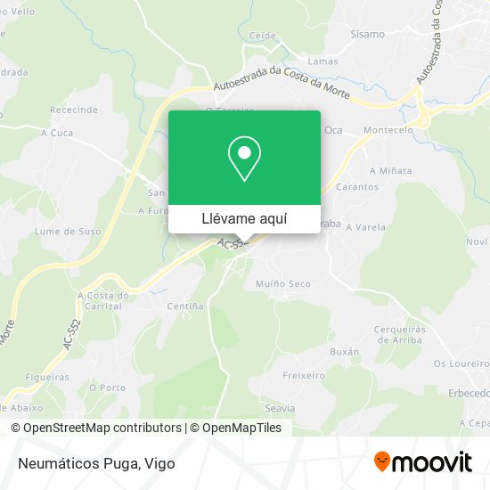 Mapa Neumáticos Puga