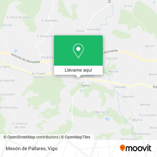 Mapa Mesón de Pallares