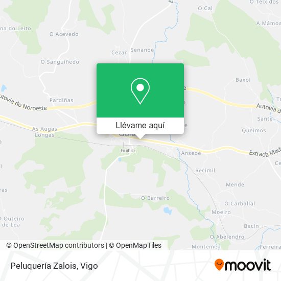 Mapa Peluquería Zalois
