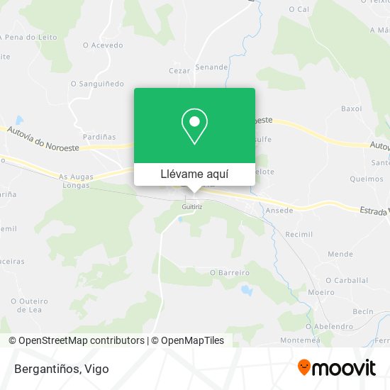 Mapa Bergantiños