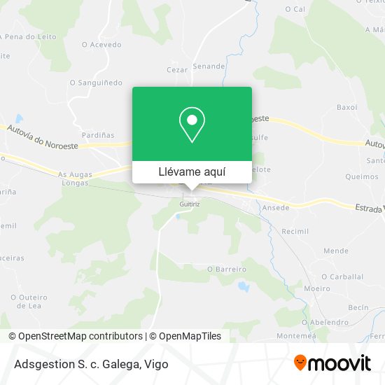 Mapa Adsgestion S. c. Galega