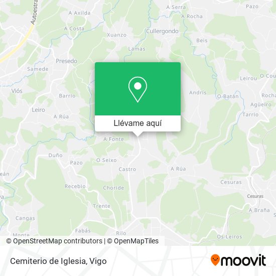 Mapa Cemiterio de Iglesia