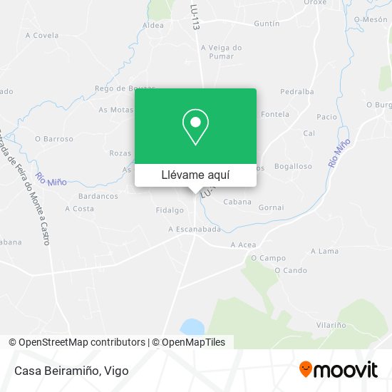 Mapa Casa Beiramiño