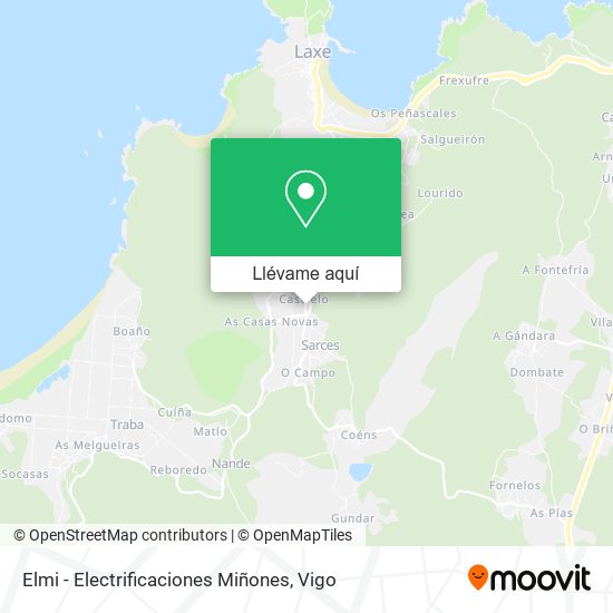 Mapa Elmi - Electrificaciones Miñones