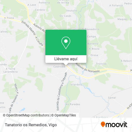 Mapa Tanatorio os Remedios