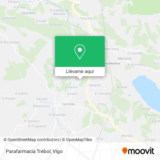Mapa Parafarmacia Trébol
