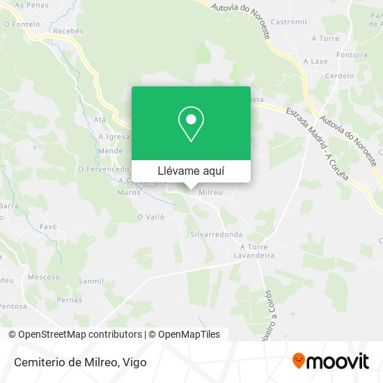 Mapa Cemiterio de Milreo