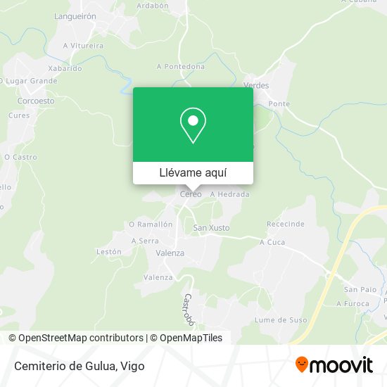 Mapa Cemiterio de Gulua