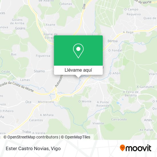Mapa Ester Castro Novias