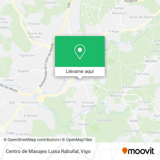 Mapa Centro de Masajes Luisa Rabuñal