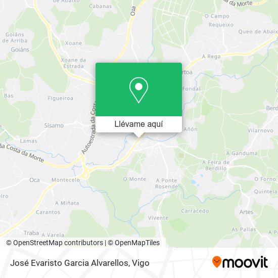 Mapa José Evaristo Garcia Alvarellos