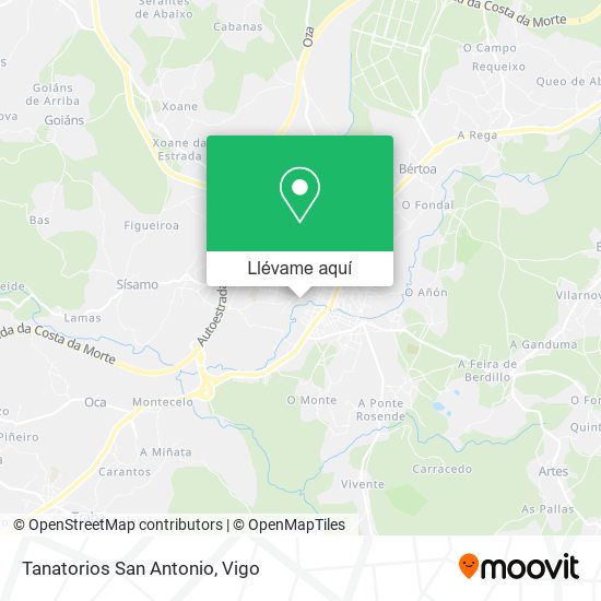 Mapa Tanatorios San Antonio