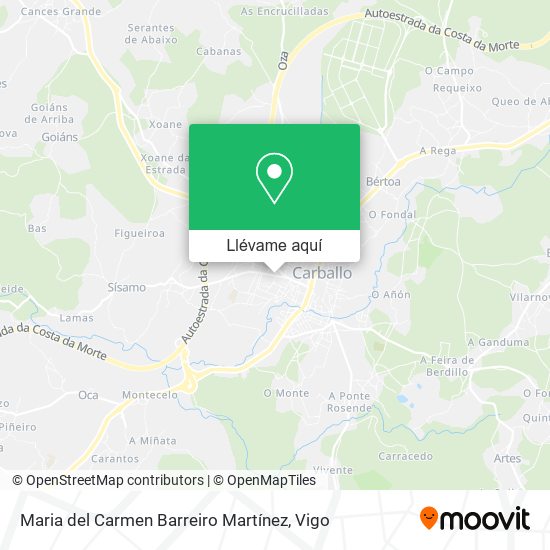 Mapa Maria del Carmen Barreiro Martínez
