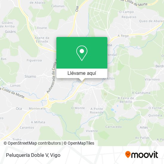Mapa Peluquería Doble V