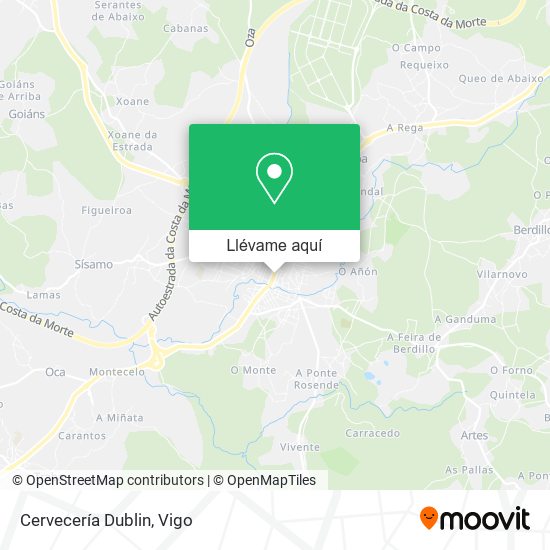 Mapa Cervecería Dublin