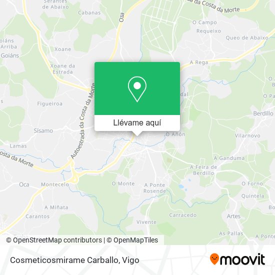 Mapa Cosmeticosmirame Carballo