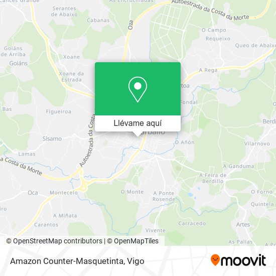 Mapa Amazon Counter-Masquetinta