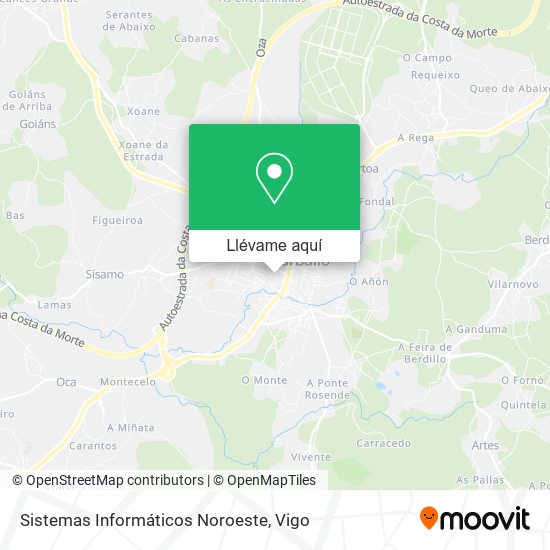 Mapa Sistemas Informáticos Noroeste