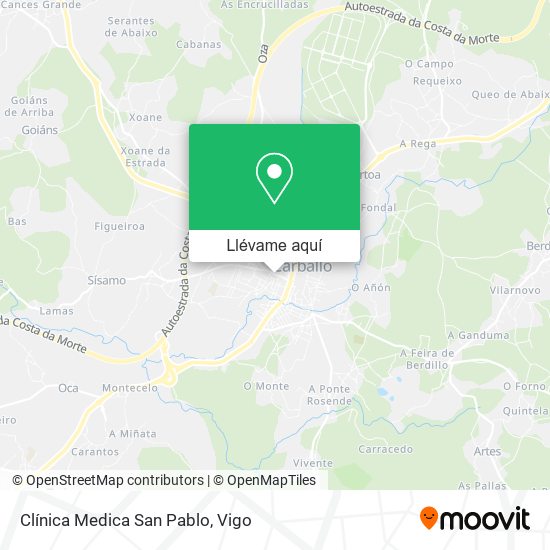 Mapa Clínica Medica San Pablo