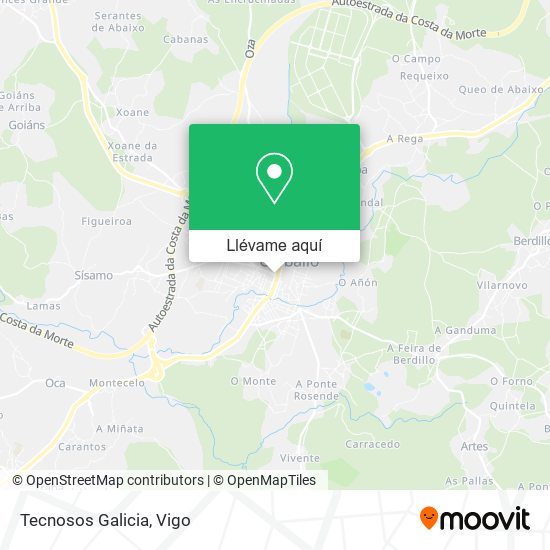 Mapa Tecnosos Galicia