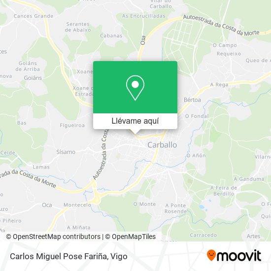 Mapa Carlos Miguel Pose Fariña