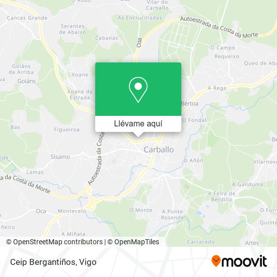 Mapa Ceip Bergantiños