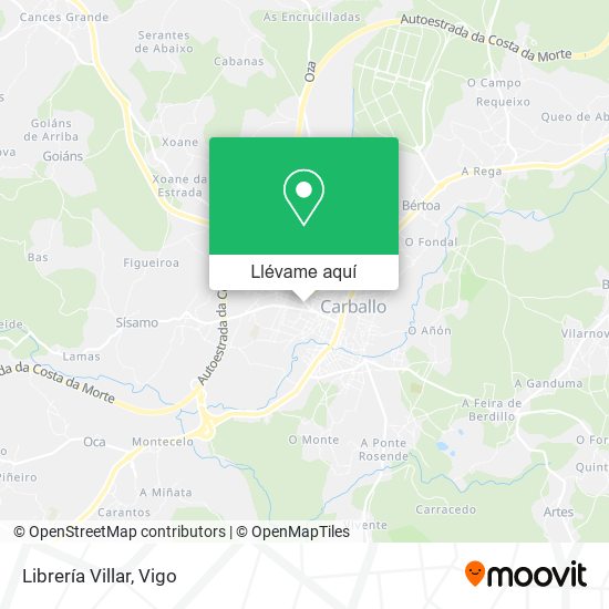 Mapa Librería Villar